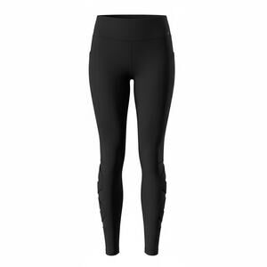 Justice Girls Black Leggings Size M (10) Ruched Ankle Performance Pants